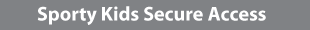 SportyKids Secure Access